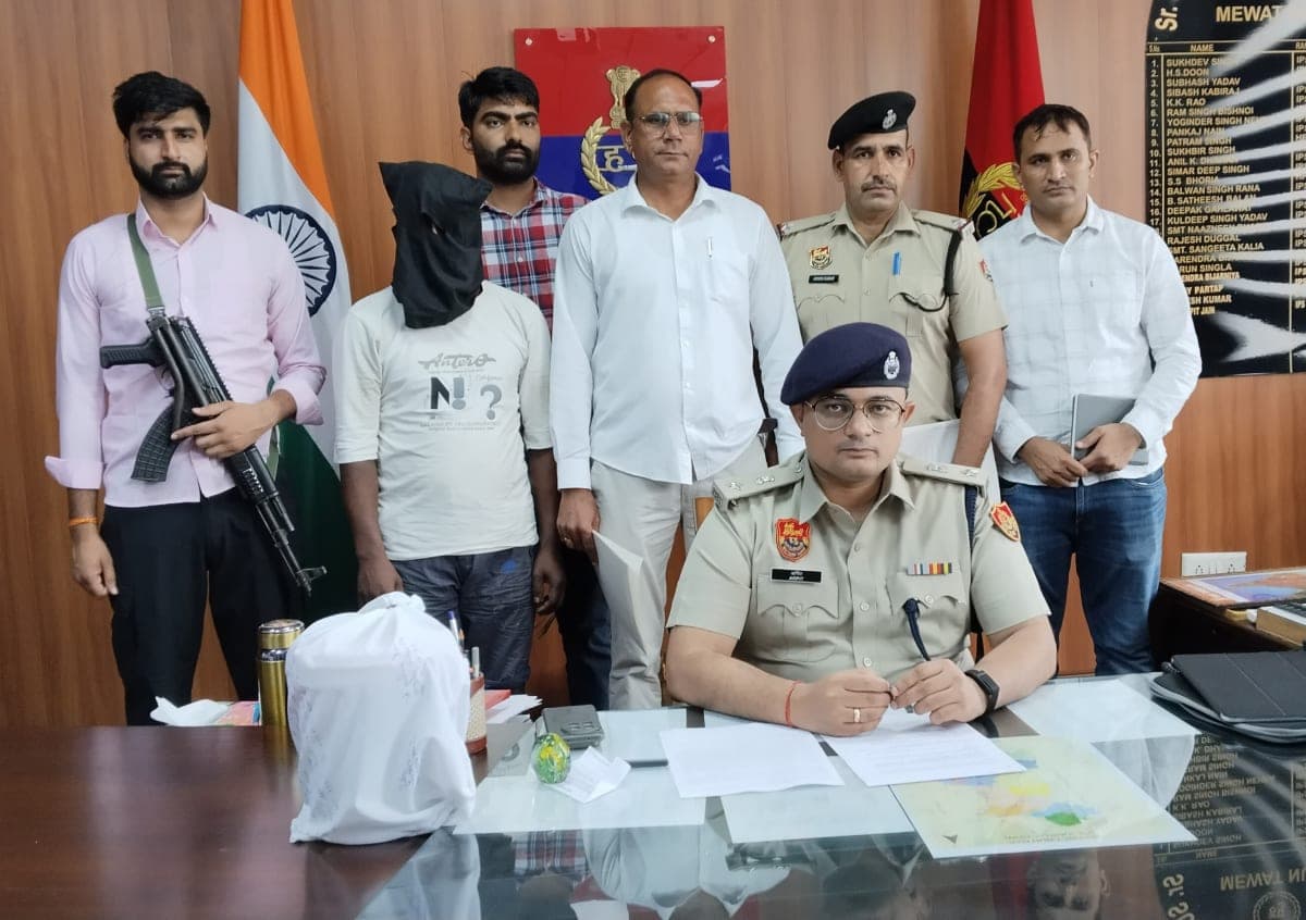 Nuh News | 3.15 करोड़ की हेरोइन बरामद : 1.597 किलो नशे के साथ आरोपी गिरफ्तार | चोरी की कार से मिली खेप
