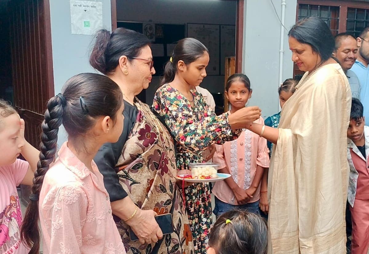 Yamunanagar News | विशेष बच्चों संग मेयर ने मनाया रक्षाबंधन : बच्चों ने बांधी राखी | सुमन बहमनी ने साझा की खुशियां