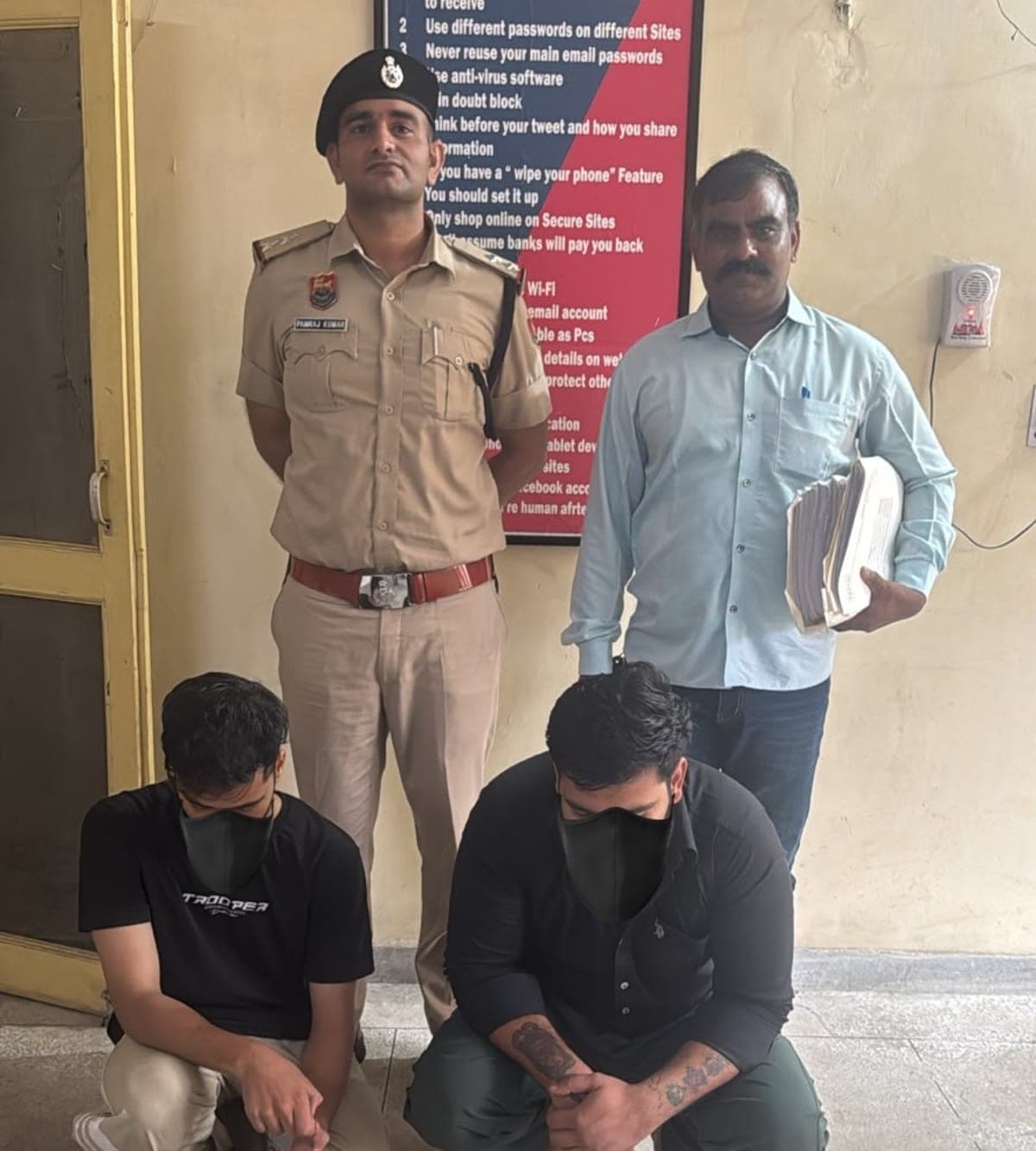 Faridabad News | डिजिटल अरेस्ट के नाम पर ₹2.13 करोड़ की ठगी : दो आरोपी गिरफ्तार | एक को 5 दिन के रिमांड पर भेजा