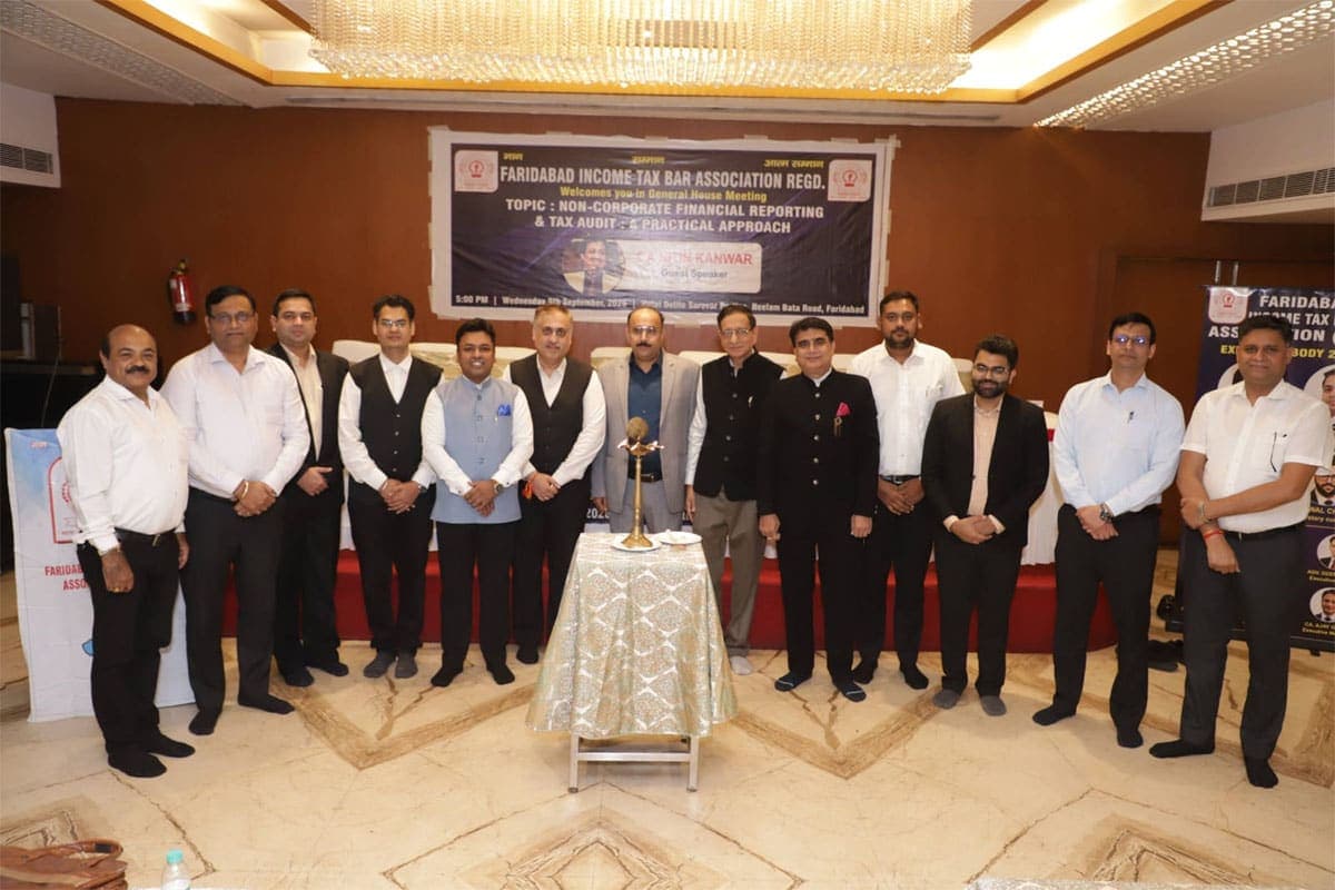 Faridabad News | टैक्स ऑडिट पर विशेषज्ञों ने किया मंथन : सीए नितिन कंवर ने बताए व्यावहारिक पहलू | कानूनी अपडेट पर जोर
