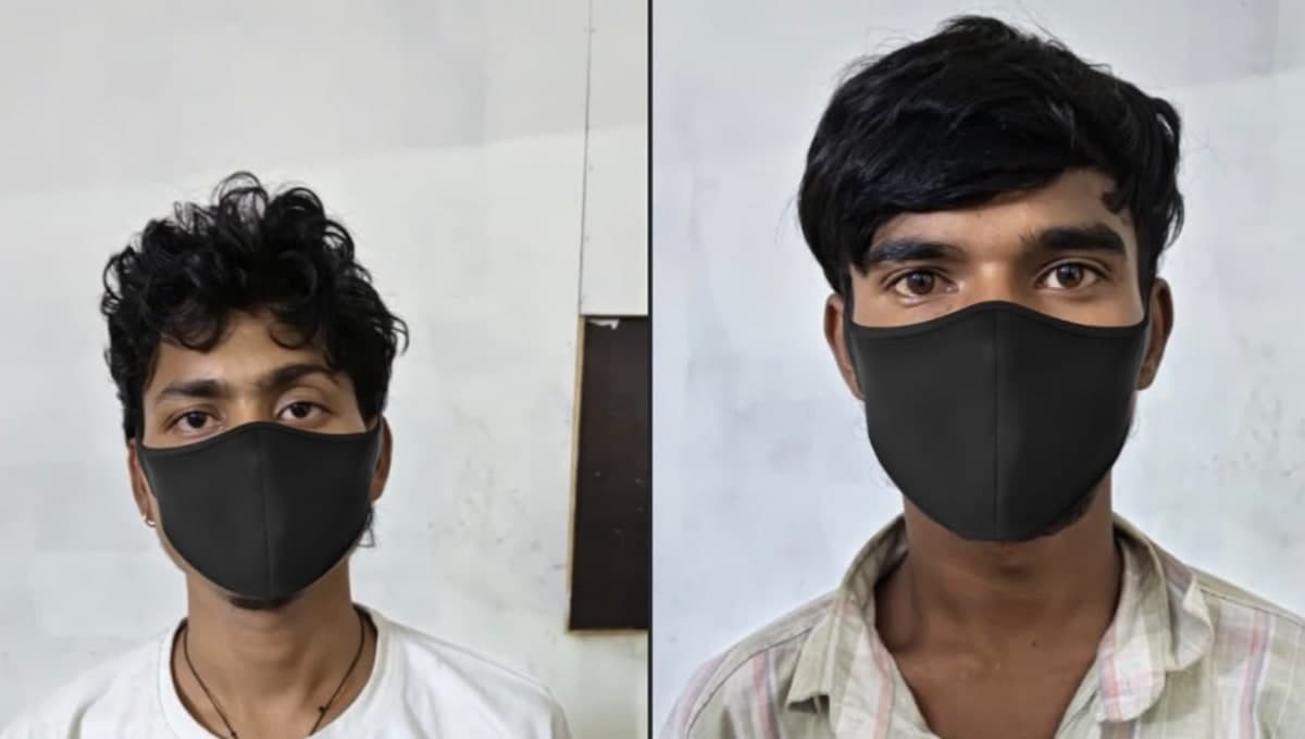 Faridabad News | स्कूल बस कंडक्टर से चाकू के बल पर लूट : दो आरोपी गिरफ्तार | मोटरसाइकिल, मोबाइल, नकदी व अन्य सामान बरामद