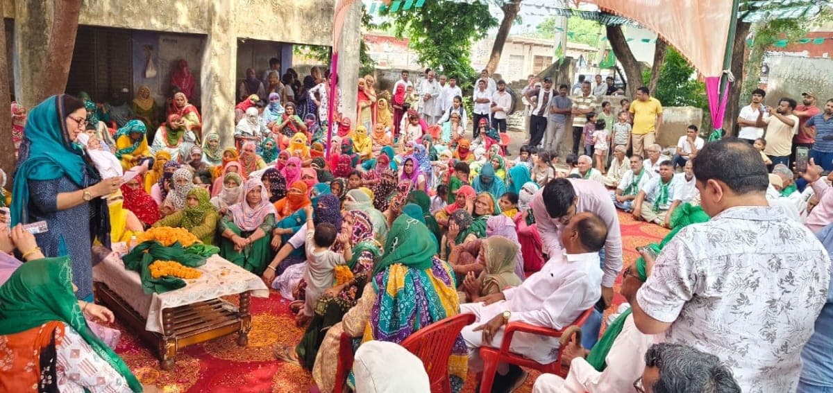Rewari News | महंगाई और बीजेपी पर सुनैना चौटाला का हमला : 27 सितंबर को नूंह पहुंचने का आह्वान | राव इंद्रजीत पर भी साधा निशाना