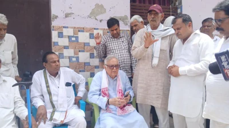 रेवाड़ी। कैप्टन अजय सिंह यादव ने हंस नगर हादसा स्थल का किया निरीक्षण : टांकड़ी पहुंचकर शोक संतप्त परिवार को बंधाया ढांढस