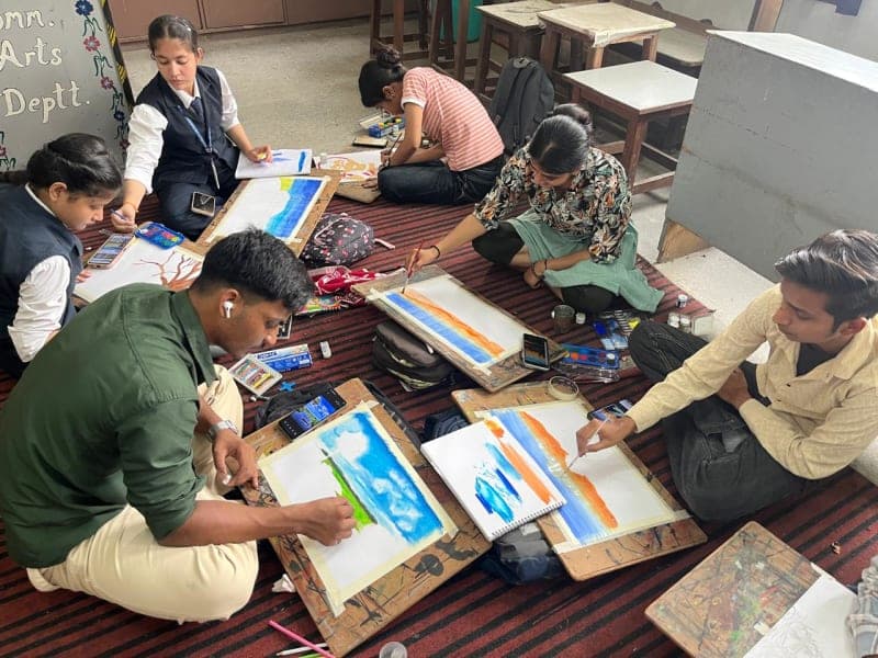 Yamunanagar News | महाराजा अग्रसेन कॉलेज में टैलेंट शो का आगाज : विद्यार्थियों ने दिखाई प्रतिभा | पेंटिंग-क्विज समेत कई प्रतियोगिताएं