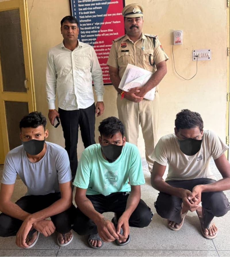 Faridabad News | साइबर ठगी के दो मामलों में 4 गिरफ्तार : निवेश के नाम पर ठगी | धमकी देकर ₹10.23 लाख वसूले