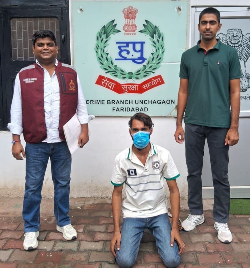 Faridabad News | अलग-अलग मामलों में तीन आरोपी गिरफ्तार : दो देशी कट्टे बरामद | जुआ राशि के ₹5,250 मिले