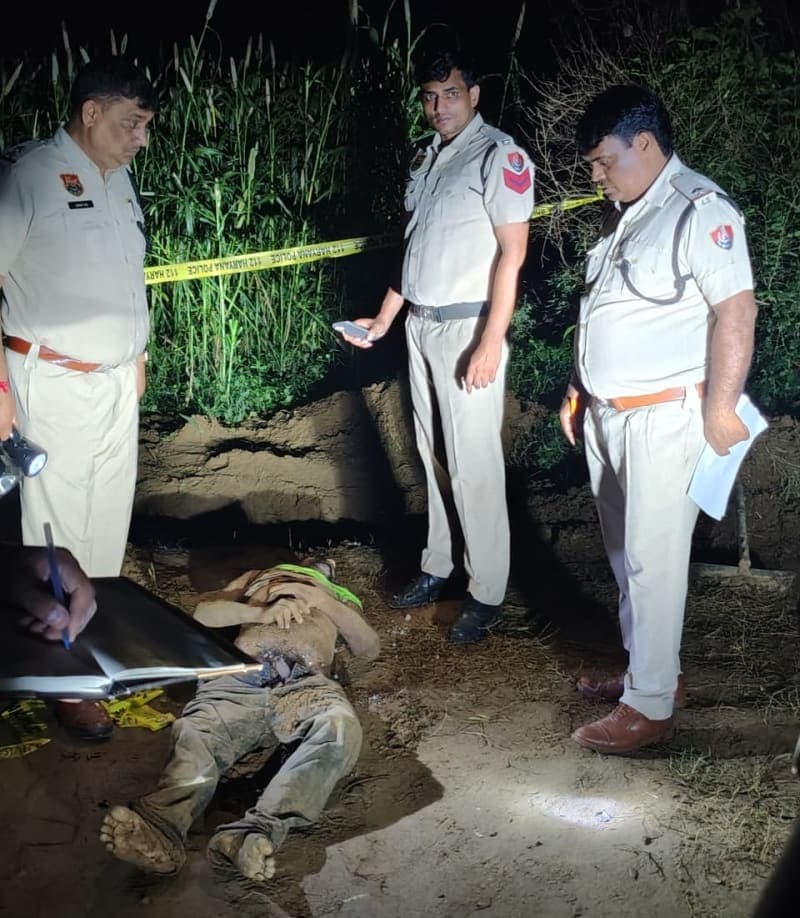 Rewari News | फार्म हाउस में दफन मिला युवक का शव : पिटाई से मौत की आशंका | कई एंगल से जांच में जुटी पुलिस