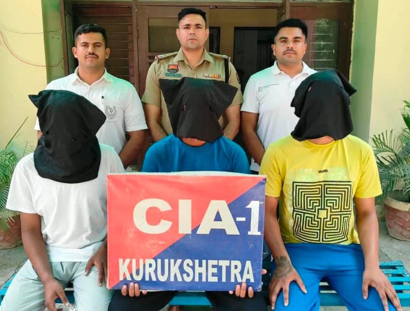 Kurukshetra News | धमकी और हवाई फायरिंग मामले में 3 गिरफ्तार : एक देसी कट्टा बरामद | अन्य आरोपियों की भूमिका की जांच