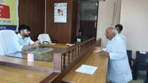 महेंद्रगढ़ समाधान शिविर में एसडीएम योगेश सैनी ने दिए त्वरित निपटारे के निर्देश