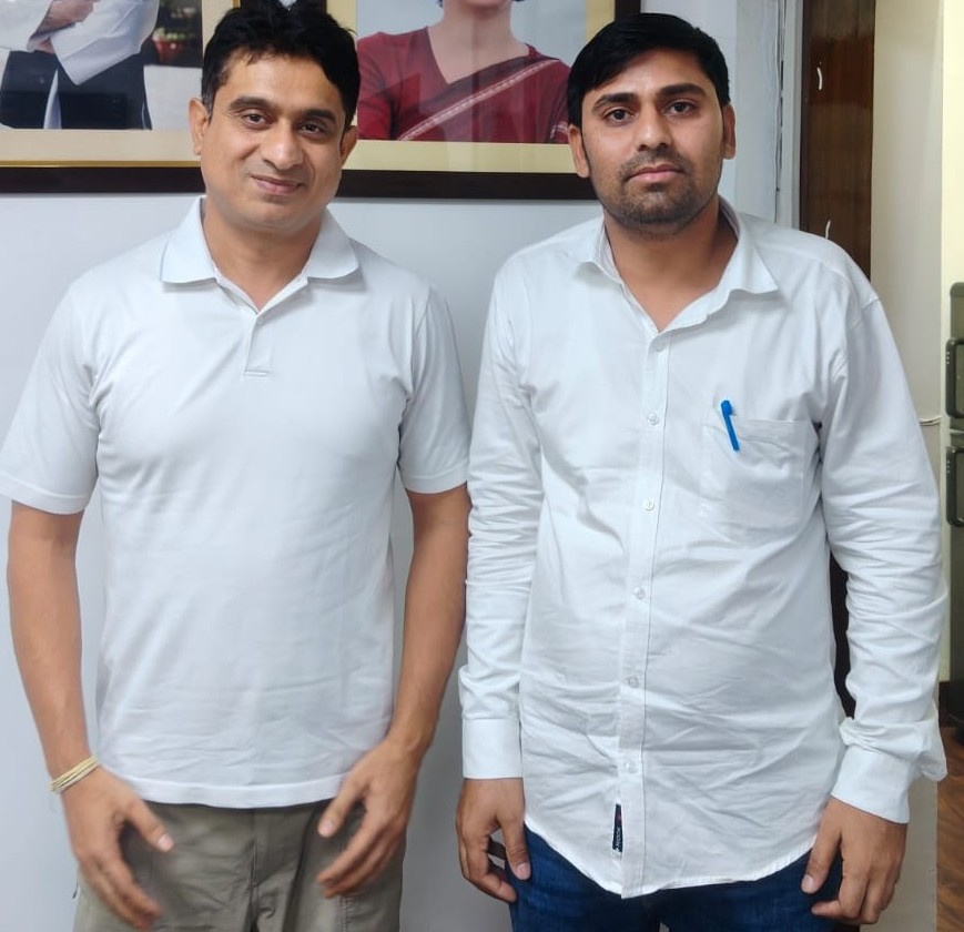 जिला अध्यक्ष पुनीत बुलान ने राष्ट्रीय अध्यक्ष उदय भानु चिब से की मुलाकात