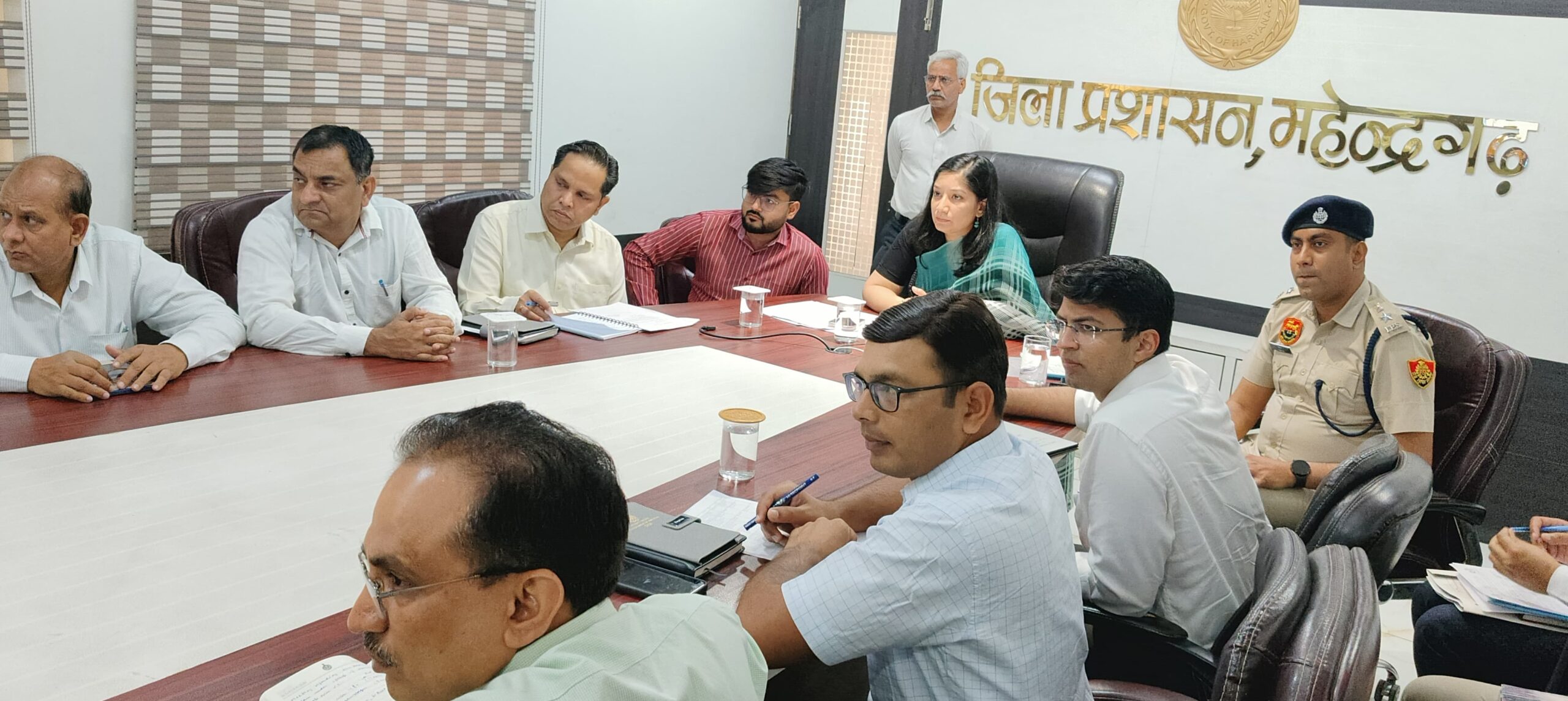 फोटो मुख्यमंत्री के साथ वीडियो कॉन्फ्रेंसिंग करतीं डीसी अनुपमा अंजली।