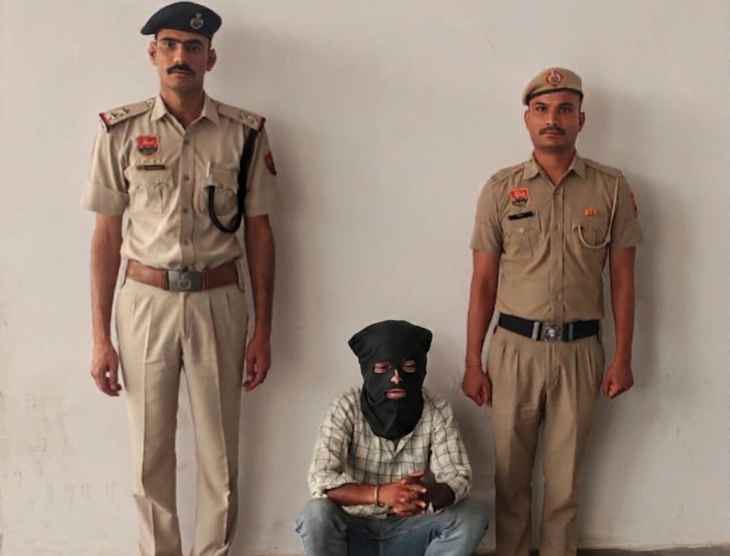 नारनौल की पुरानी अनाज मंडी से गिरफ्तार आरोपी