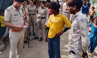 नारनौल में डॉग स्क्वायड के साथ पुलिस का सघन सर्च ऑपरेशन