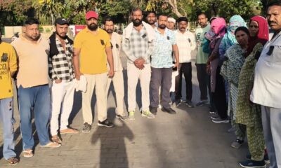 नगरपरिषद कर्मियों का प्रदर्शन, सरकार के खिलाफ खुलकर बोले कर्मचारी