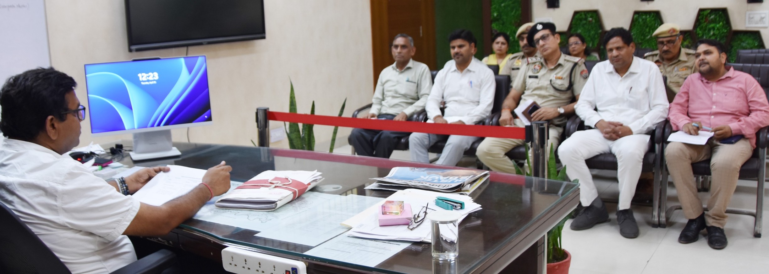 धारा 163 के पालन को लेकर अधिकारियों के साथ अहम चर्चा
