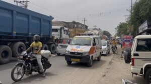 निजामपुर के ताऊ देवी लाल चौक पर रोजाना लगने वाले जाम