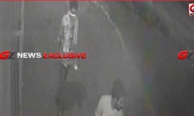 नारनौल में शराब ठेके को आग, CCTV में कैद बाइक सवार आरोपी