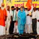 महिला प्रभारी नियुक्त होने पर वंदना यादव का सम्मान करते वेद प्रचार मंडल के पदाधिकारी एवं सदस्य।