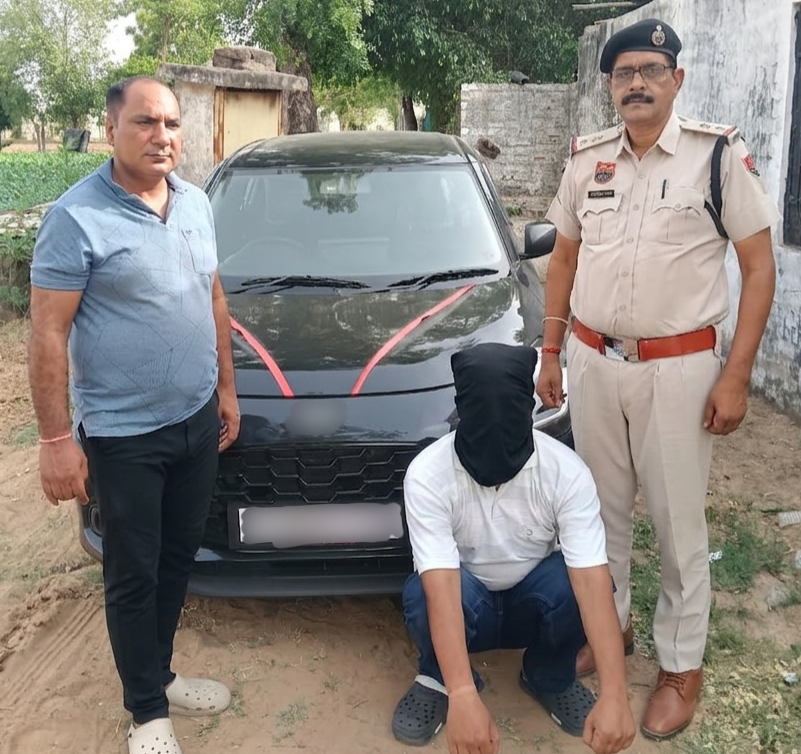 अटेली में युवक के अपहरण और मारपीट मामले में एक और आरोपी गिरफ्तार, वारदात में इस्तेमाल गाड़ी बरामद