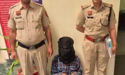 पुलिस की गिरफ्त में आरोपी पिता दीपक