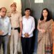 निरीक्षण के दौरान सुरक्षा प्रोटोकॉल की जानकारी लेते हुए उपायुक्त और टीम।