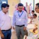 मतदान केंद्र का निरीक्षण करते उपमंडल अधिकारी (ना.) एवं रिटर्निंग अधिकारी डॉ जितेंद्र सिंह।