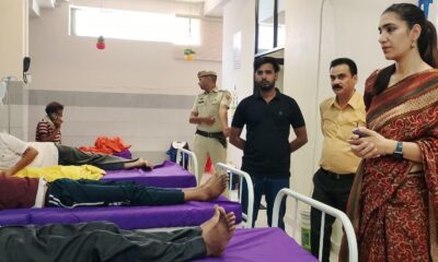 नशा मुक्ति केंद्र का निरीक्षण करती सीजेएम नीलम कुमारी।