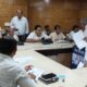 समाधान शिविर में जन समस्याएं सुनते नगराधीश डॉ मंगल सेन।