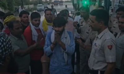 नांगल चौधरी टोल पर ड्राइवर से मारपीट के आरोप, जाम के बाद कर्मचारी ने मांगी माफी