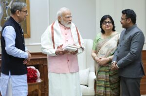 हरियाणा राज्यपाल ने प्रधानमंत्री मोदी से की मुलाकात, शिक्षा और विकास पर हुई चर्चा