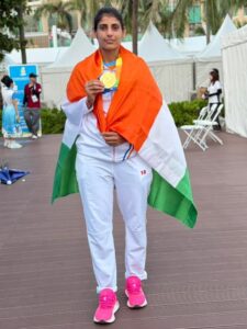 CISF की रितु श्योराण ने चीन एशियन बीच गेम्स में भारत को दिलाया गोल्ड