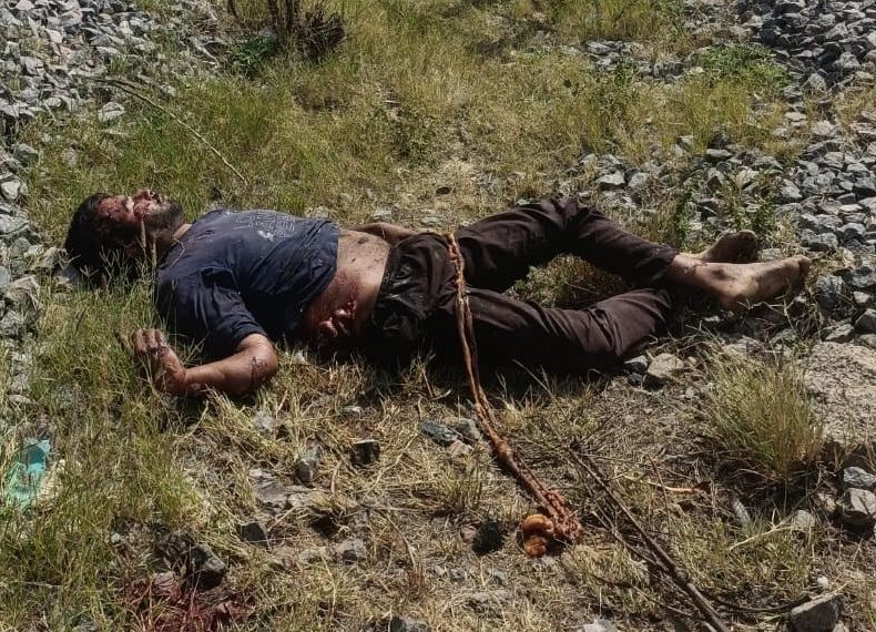 निजामपुर रेलवे स्टेशन के पास कॉरिडोर लाइन, जहां मालगाड़ी की चपेट में आने से युवक की मौत