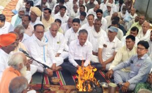 मनोहर लाल खट्टर के जन्मदिन पर नांगल चौधरी में हवन, हजारों लोगों ने दी आहुति