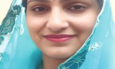 सैनी सभा नारनौल के चुनाव में महिला भागीदारी का संदेश देतीं महासचिव पद की उम्मीदवार रेणु दहिया।