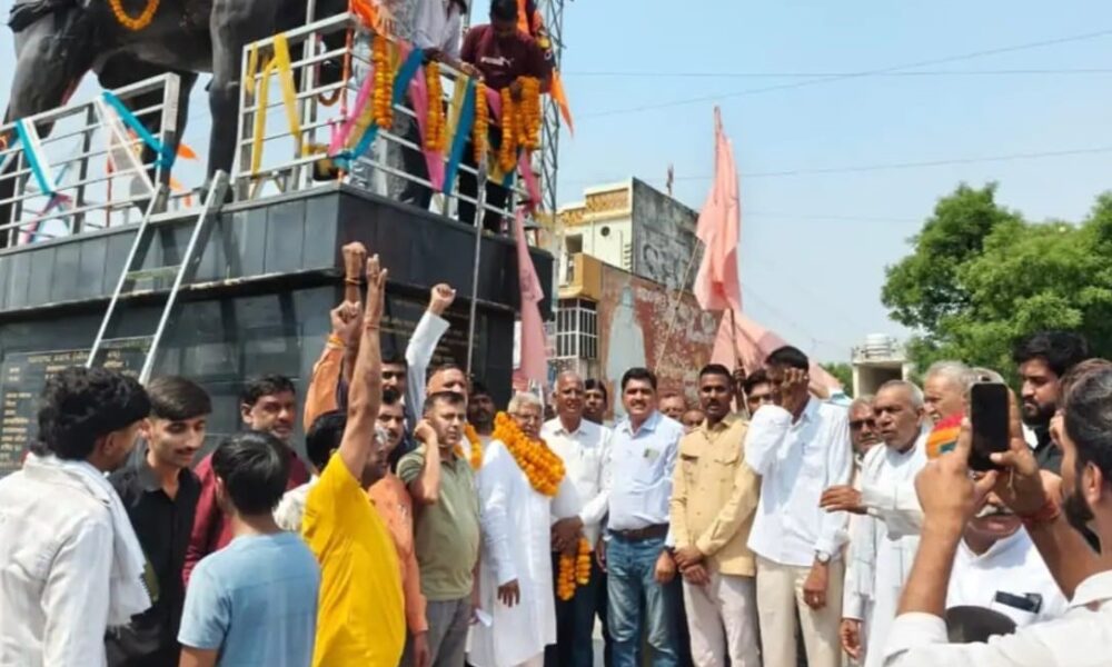 महेंद्रगढ़ में मनाई गई महाराणा प्रताप जयंती, विधायक कंवर सिंह यादव ने दी श्रद्धांजलि