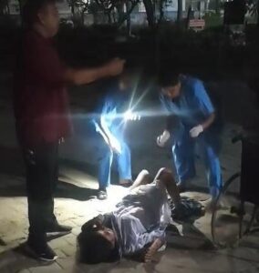 फरीदाबाद में अस्पताल के बाहर सड़क पर हुआ प्रसव