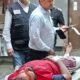 कुरुक्षेत्र में STF और भाऊ गैंग शूटरों के बीच मुठभेड़ और घायल आरोपियों को अस्पताल ले जाते पुलिसकर्मी