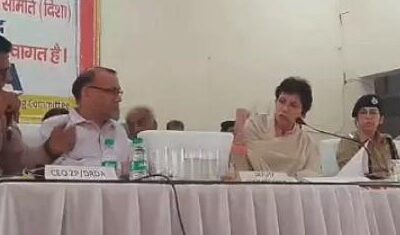 फतेहाबाद में दिशा बैठक की अध्यक्षता करती हुई सांसद कुमारी सैलजा।