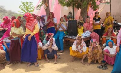 गुरु गोरखनाथ धाम कोरियावास में 84 धुनी तपस्या के दौरान साधना में लीन महंत राजेंद्र नाथ, दर्शन एवं परिक्रमा करते श्रद्धालु।