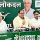 चंडीगढ़ में प्रेस वार्ता के दौरान मीडिया को संबोधित करते अभय सिंह चौटाला और रामपाल माजरा।