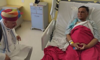 मेदांता अस्पताल पहुंचे राव इंद्रजीत सिंह, भाजपा नेता मनीष मित्तल के स्वास्थ्य की ली जानकारी