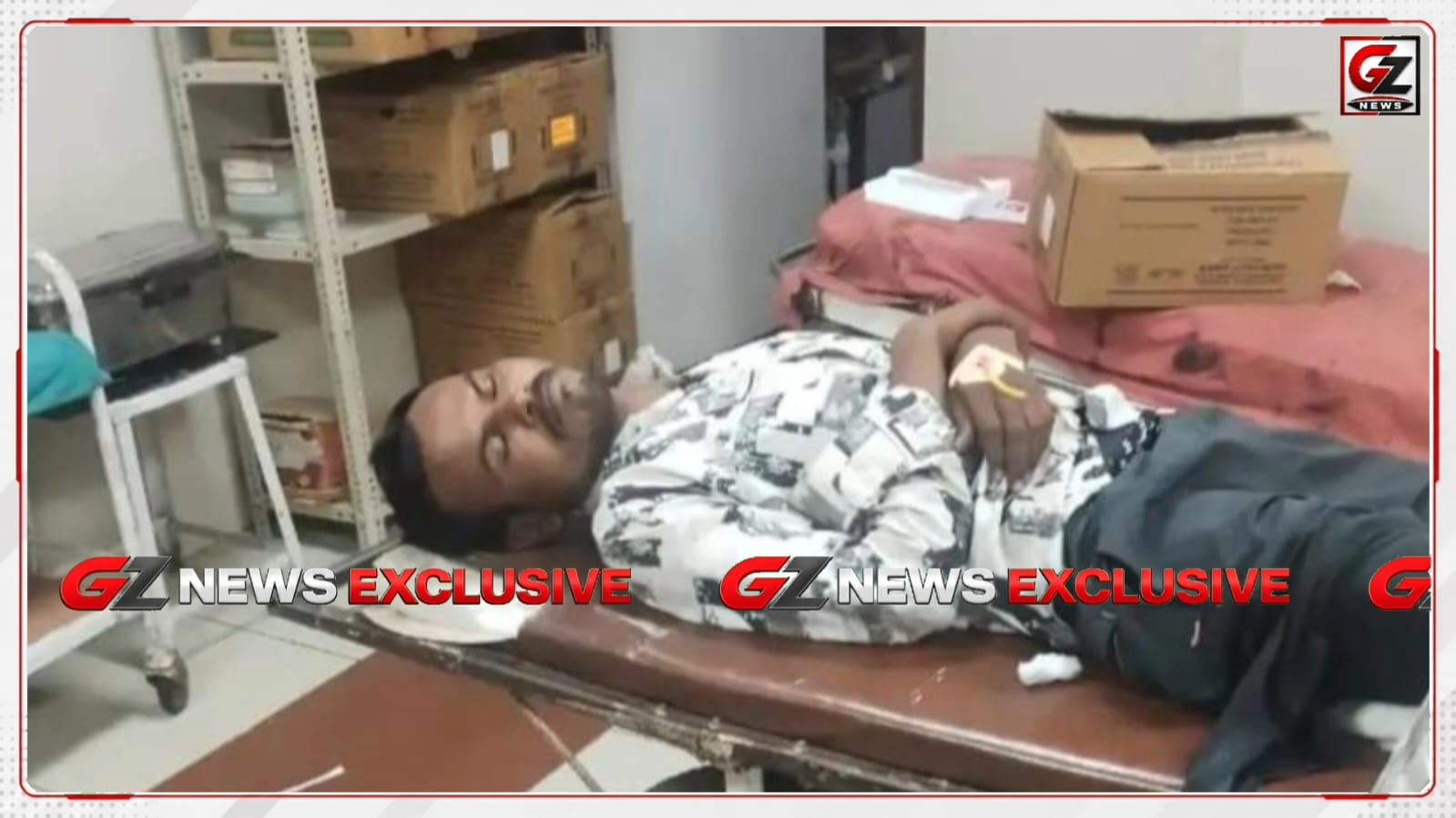 मुठभेड़ में घायल आरोपी को उपचार के लिए अस्पताल में भर्ती कराया गया, डॉक्टरों की निगरानी में इलाज जारी।