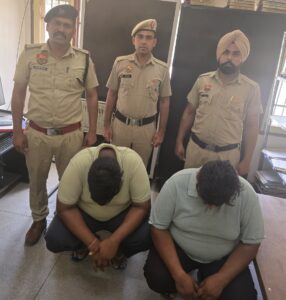 रतिया पुलिस की गिरफ्तार में व्यापारी पर हमला करने वाले आरोपी।