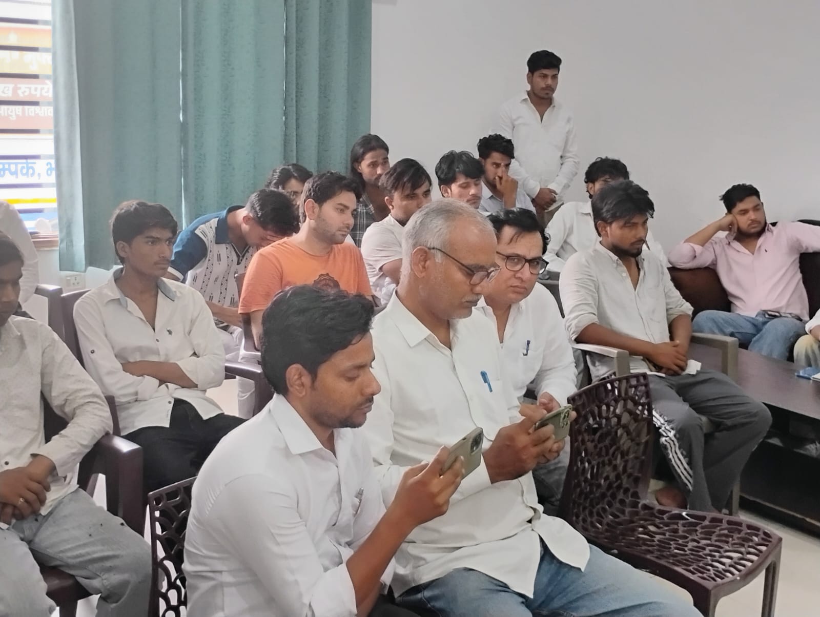 नूंह दौरे के दौरान की फाइल फोटो