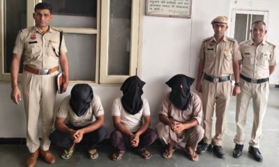 भूना पुलिस द्वारा गिरफ्तार किए गए आरोपी बलजीत सिंह व उसके बेटे सुरेंद्र और माेनू