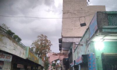 सतनाली क्षेत्र में तेज आंधी और बारिश के बाद बदला मौसम का मिजाज।