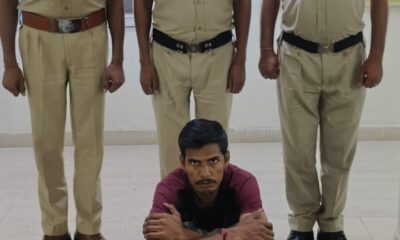 13 मामलों में वांछित उद्घोषित अपराधी रणजीत को गिरफ्तार करती महेंद्रगढ़ पुलिस