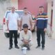 अवैध देशी पिस्टल सहित गिरफ्तार आरोपी तिलकराज पुलिस हिरासत में।