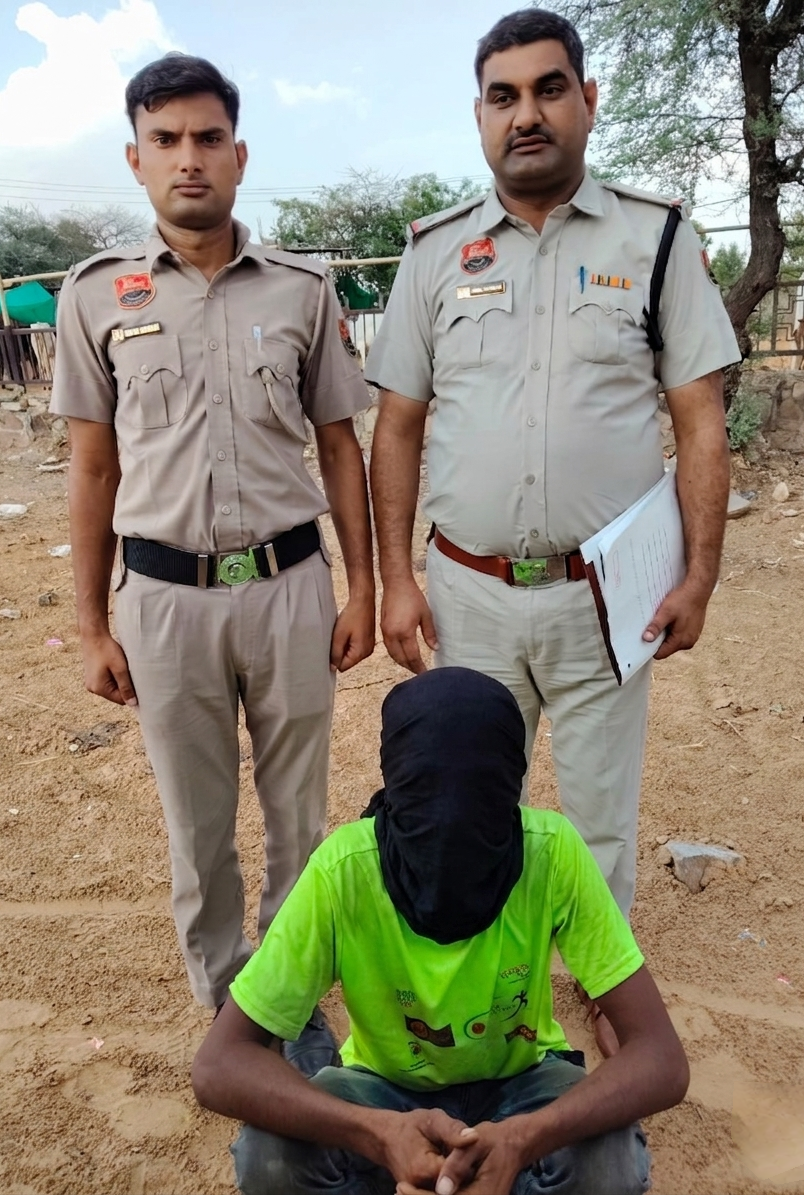 कोरियावास मंदिर दानपात्र चोरी मामले में गिरफ्तार आरोपी