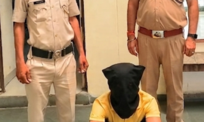 वाहन चोरी के मामले में गिरफ्तार आरोपी।